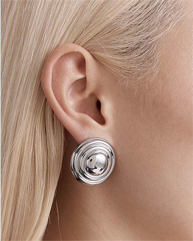 Groove That Soothes Oversized Stud Earrings