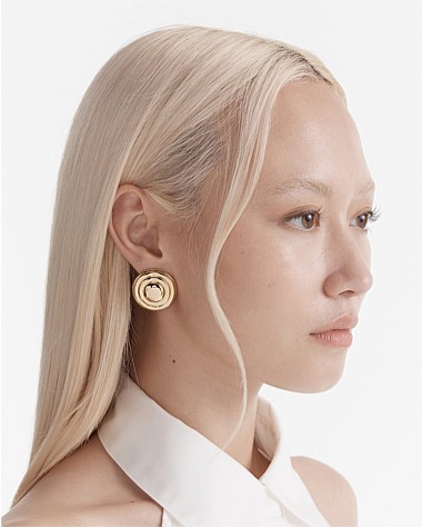 Groove That Soothes Oversized Stud Earrings