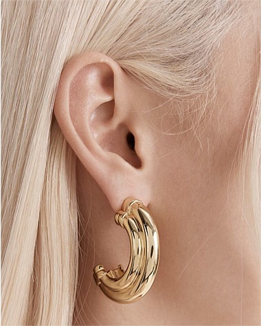 Groove That Soothes Oversized Hoop Earrings