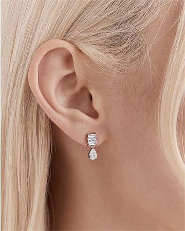 Enchantment Crystal Drop Stud Earrings