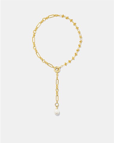 Cadence Pearl Omega Choker Necklace