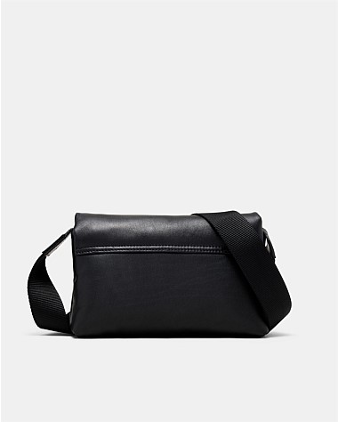 Puffy Leather Mini Crossbody Bag