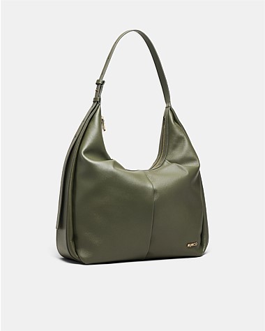 Donna Large Zip Hobo Bag