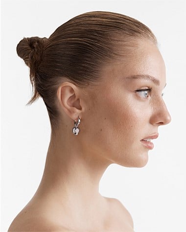 Enliven Charm Hoop Earrings