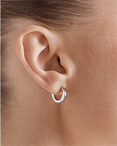 Enliven Charm Hoop Earrings