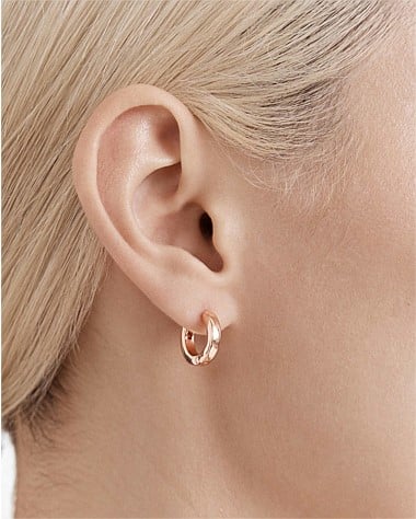 Enliven Charm Hoop Earrings