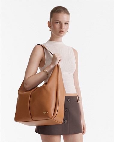 Donna Large Zip Hobo Bag