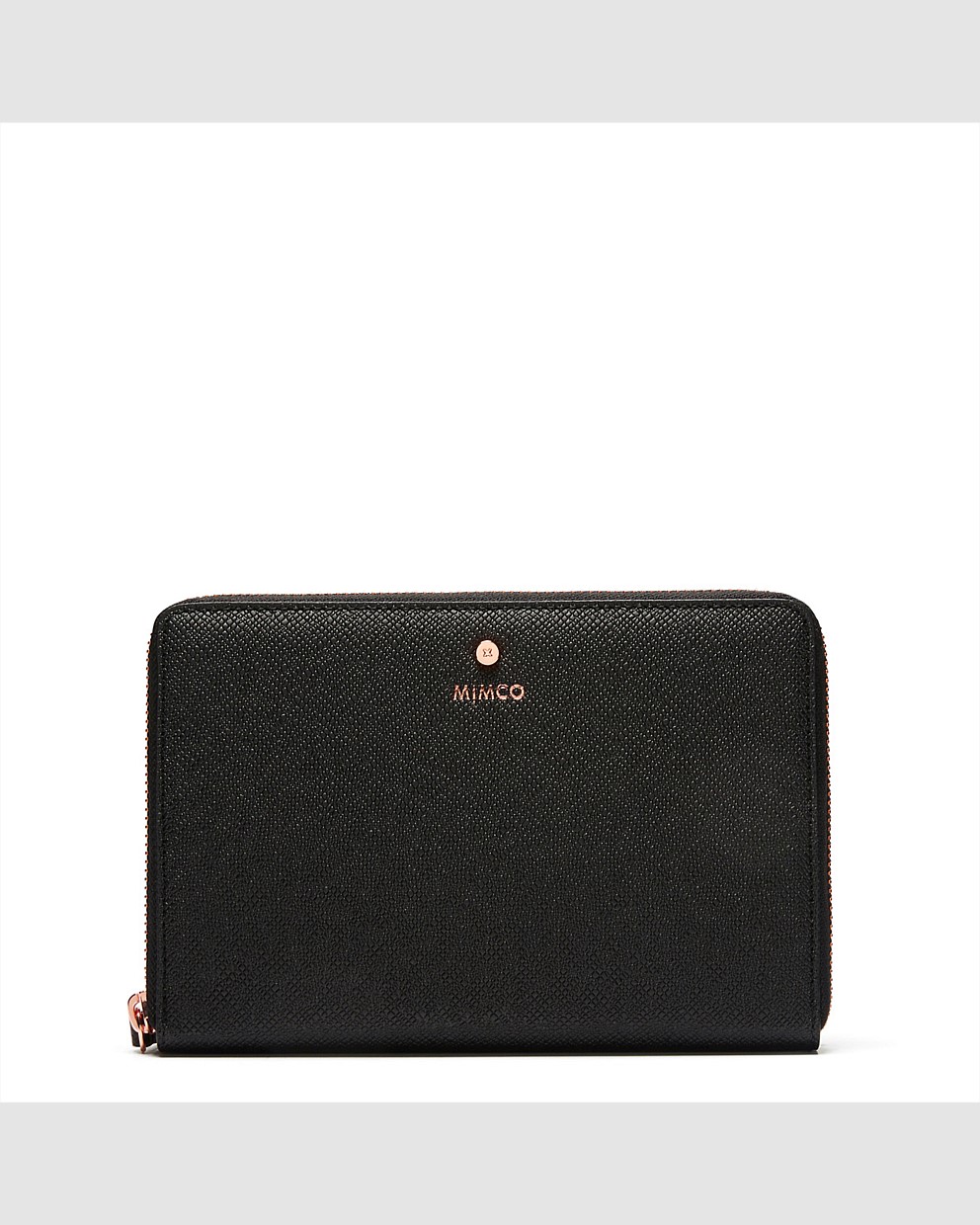 Black Rose Gold SUBLIME JEWEL WALLET Travel Accessories Mimco
