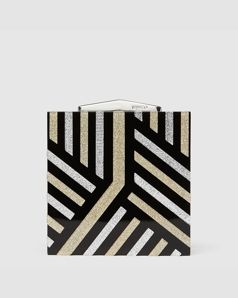 Black LIBERTY HARD CASE CLUTCH Bags Mimco