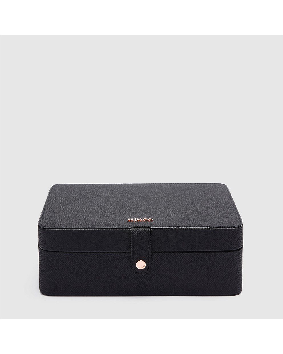 Black Rose Gold Classic Large Jewellery Hardcase Travel Accessories