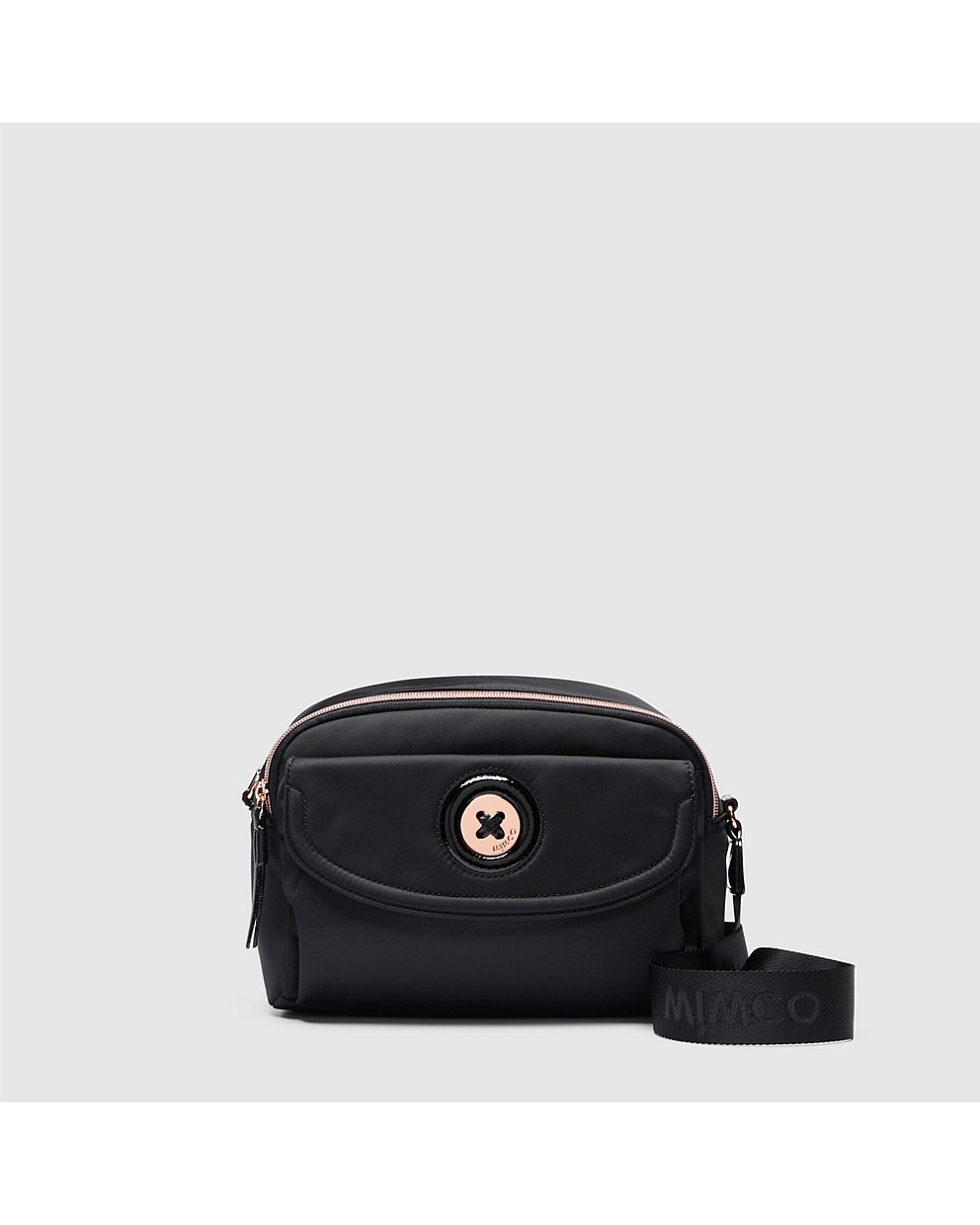 Black Rose Gold mimmazing satchel Crossbody Bags Mimco