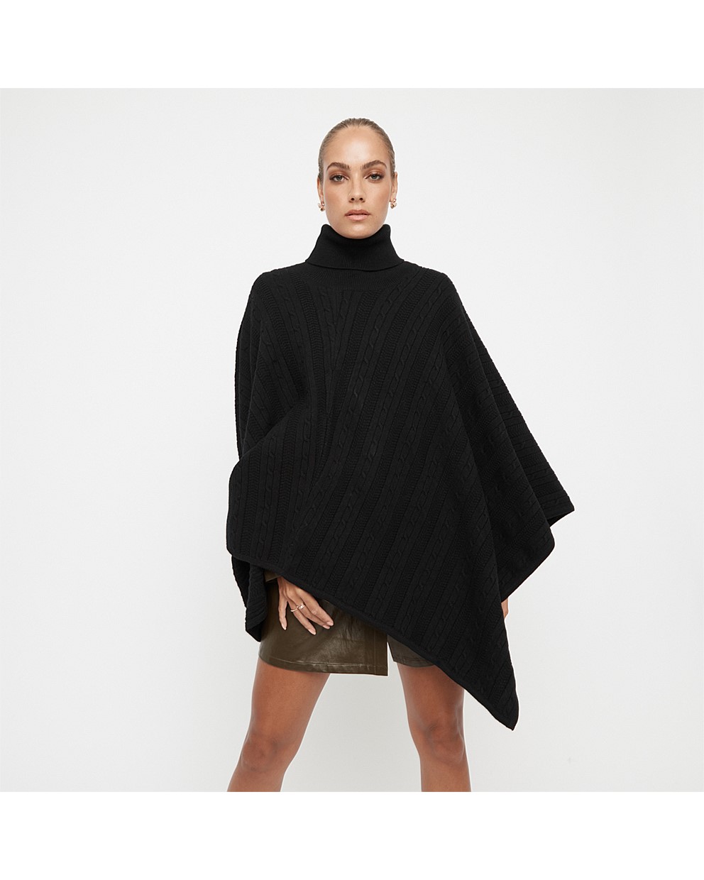 Assemble Knit Poncho
