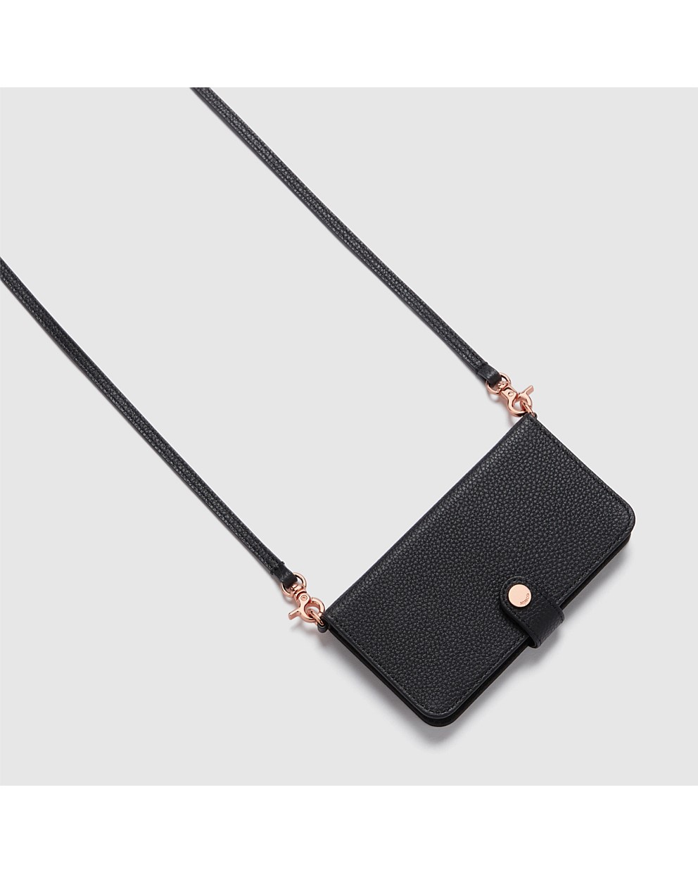 Black Rose Gold Classico Flip Case Cross Body Bag For Iphone 1212 Pro Crossbody Bags Mimco