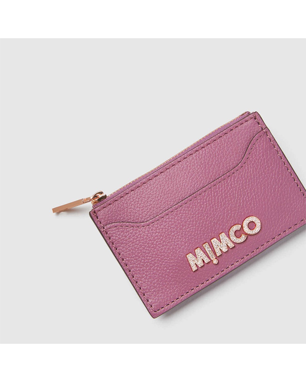 Faded Fuchsia Shine Card Wallet Card Holders Mimco