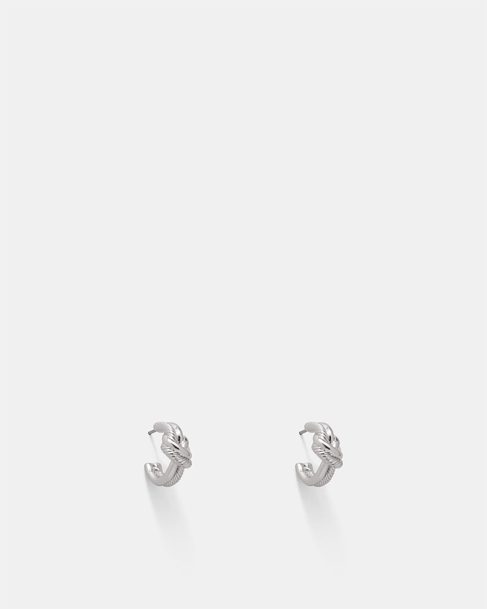 Knot Me Micro Hoop Earrings