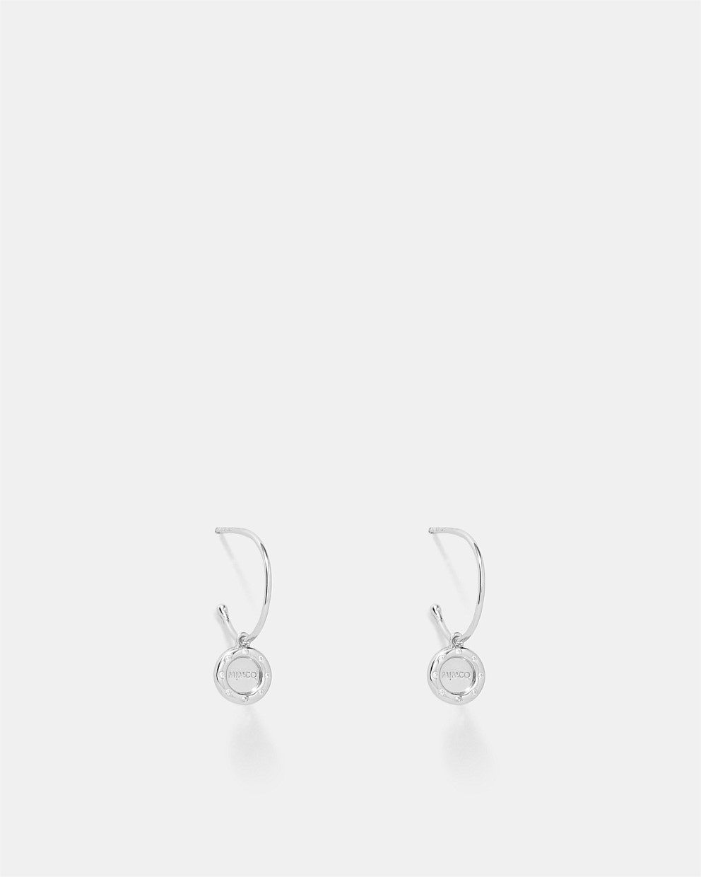 Lune Charm Hoop Earrings