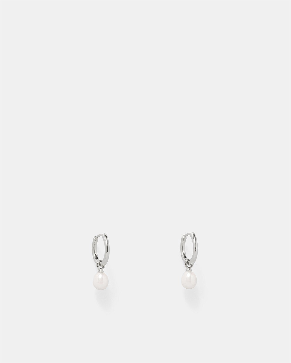 Purete Charm Hoop Earrings