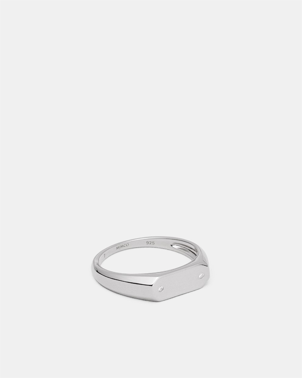 Oblique Signet Ring