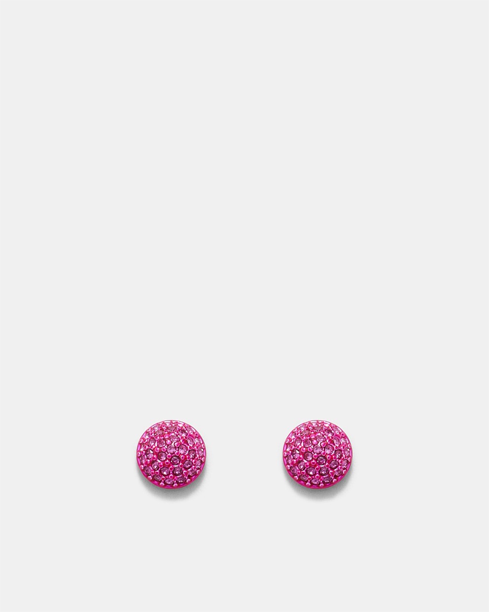 Disco Pave Stud Earrings