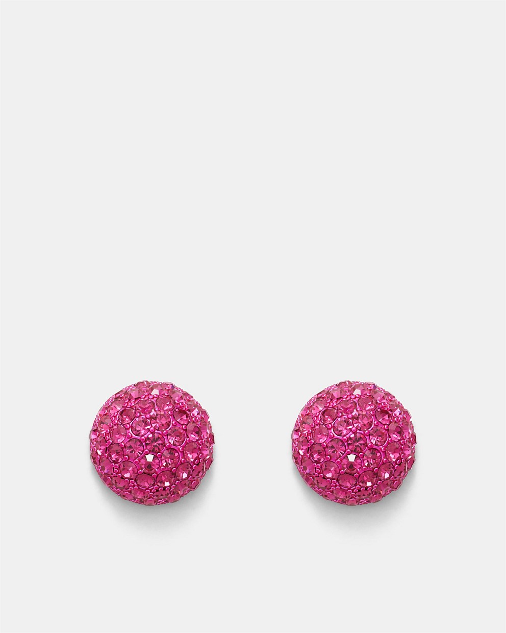 Disco Pave Large Stud Earrings