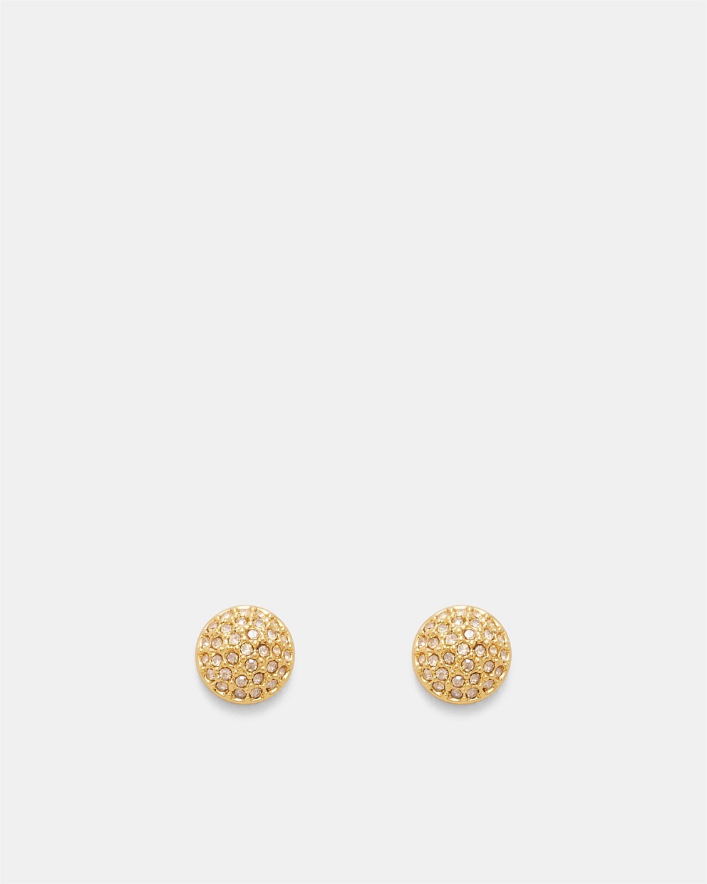 Disco Pave Stud Earrings