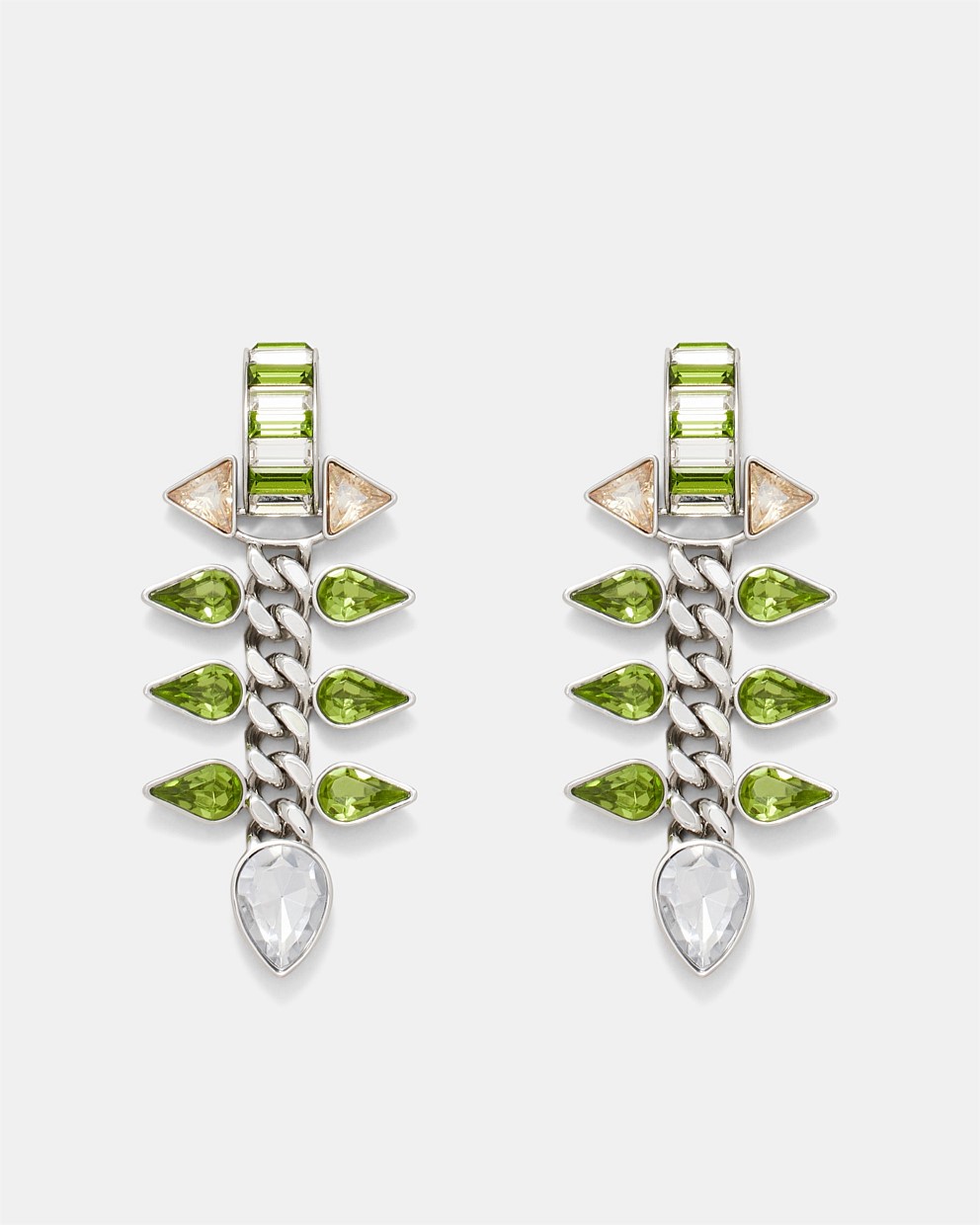 Pull Up To The Bumper Crystal Drop Earring