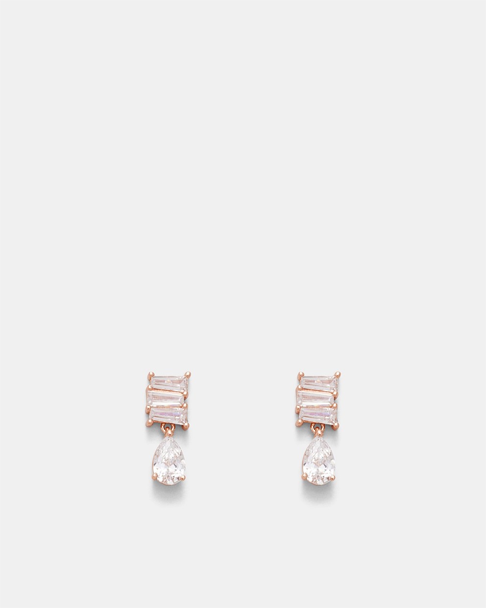 Enchantment Crystal Drop Stud Earrings