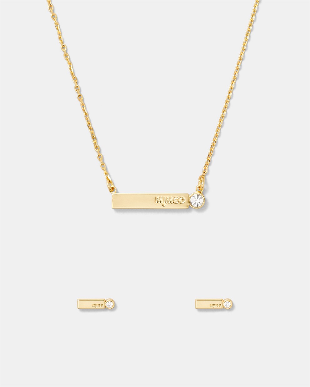 Identity Stud Earrings And Necklace Set