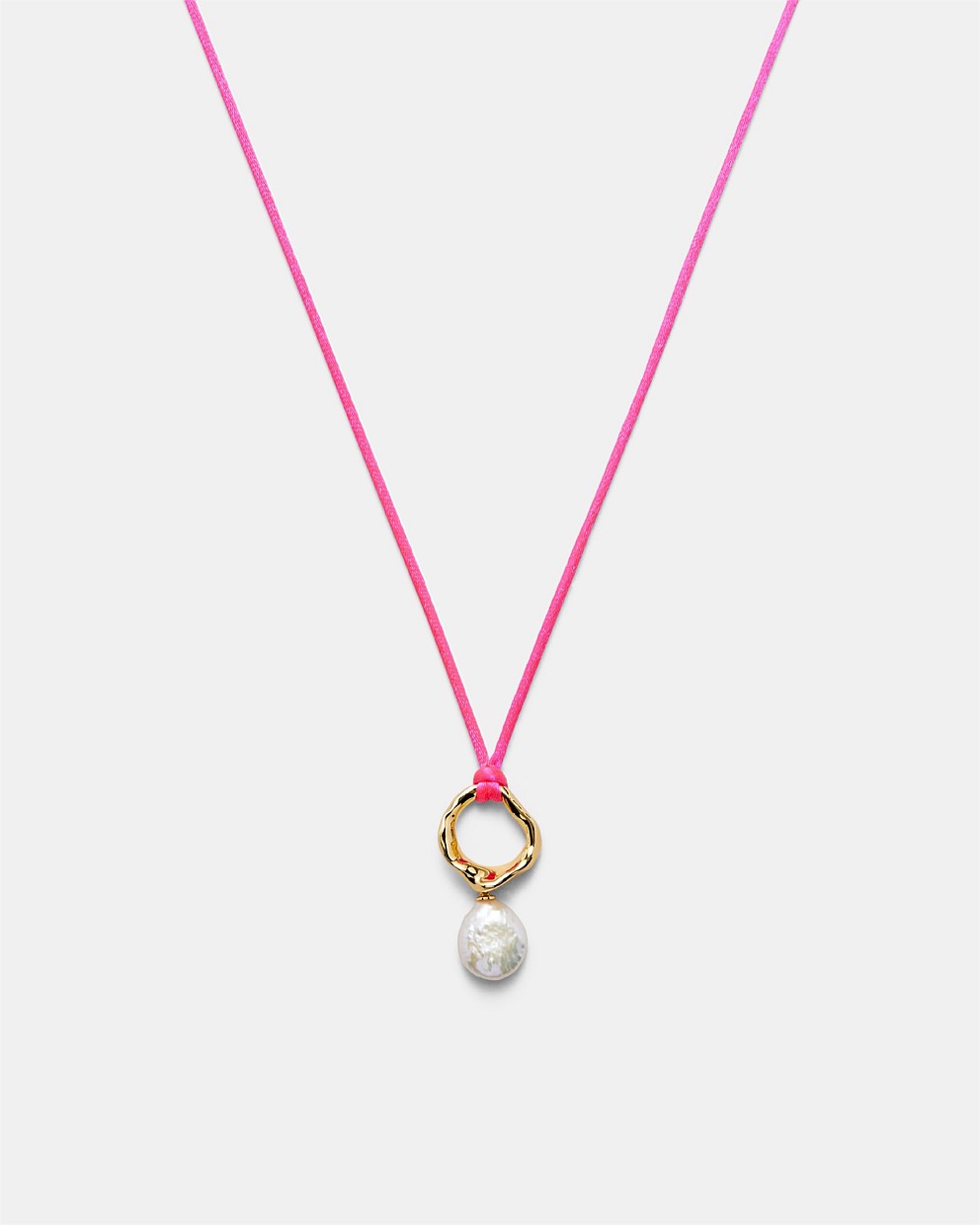 Kaia Pearl Cord Necklace