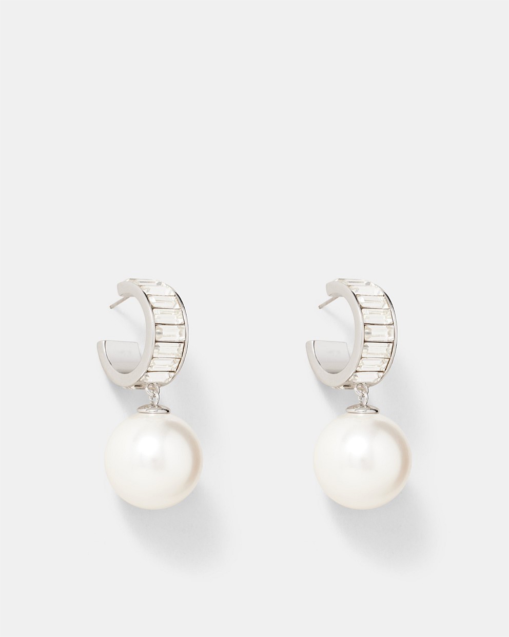 Releve Pearl Hoop Earrings