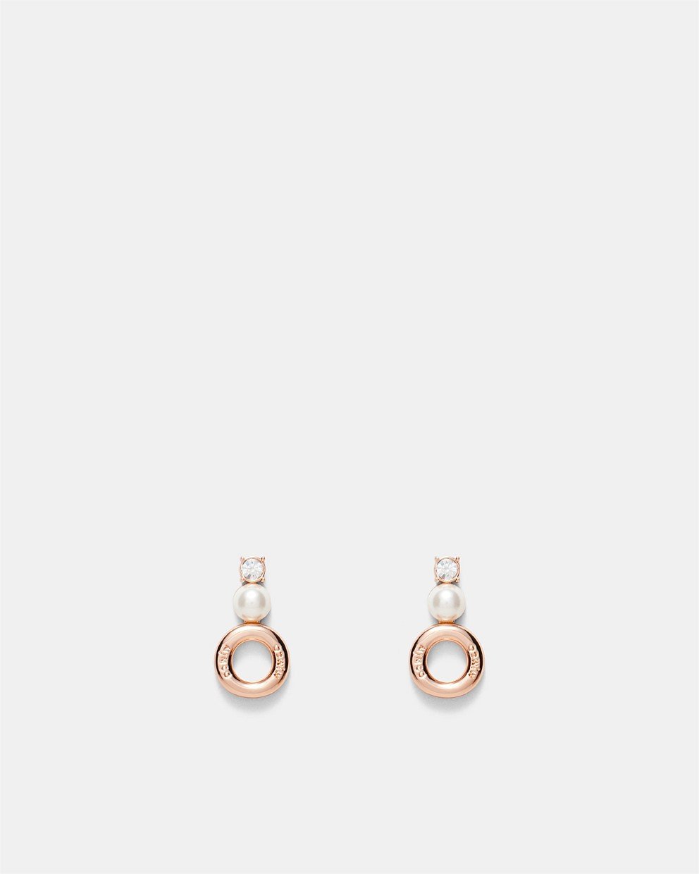 Circulate Drop Stud Earrings