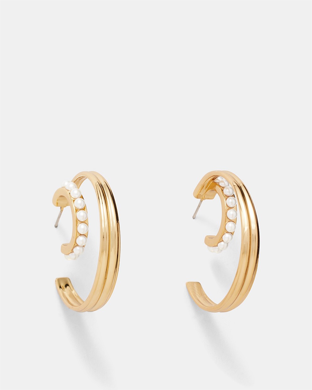 Releve Double Hoop Earrings