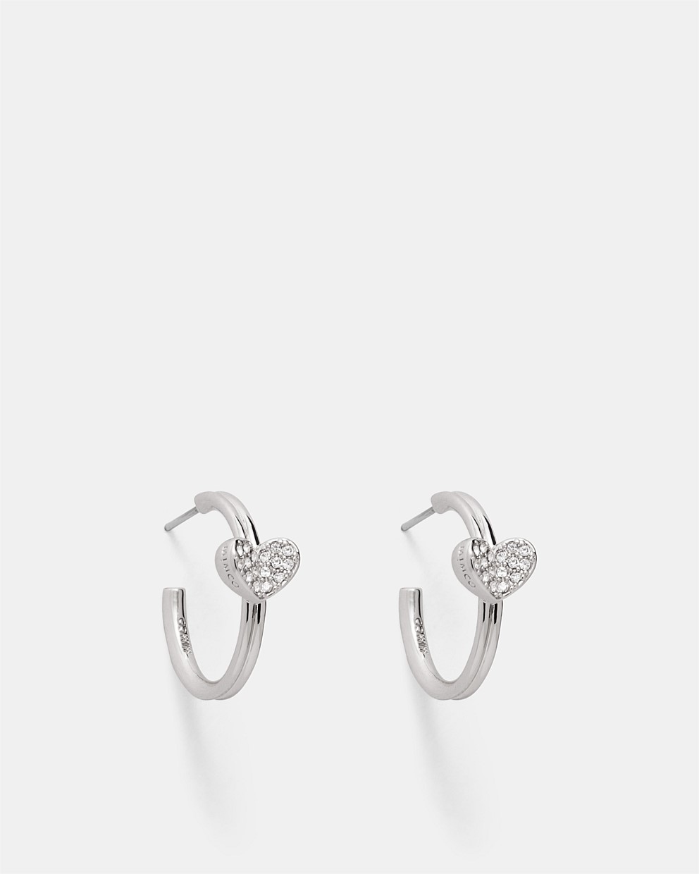 Heart To Heart Hoop Earrings