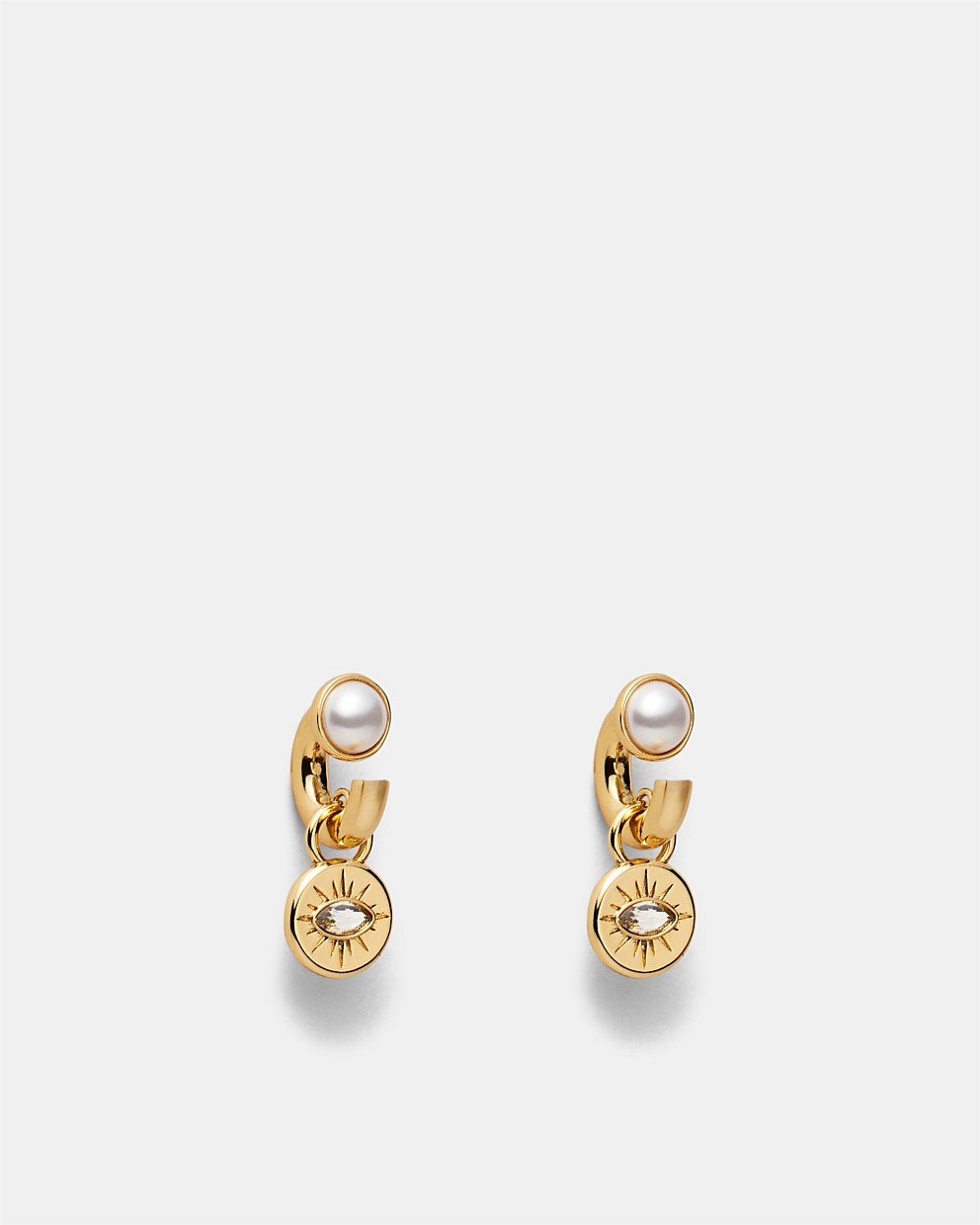 Emotional Charm Hoop Earrings
