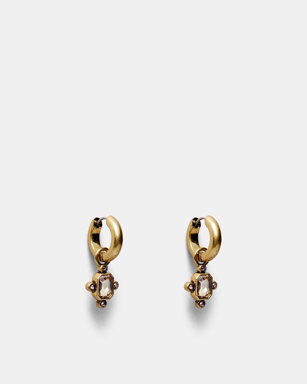 Demeanour Huggie Hoop Earrings