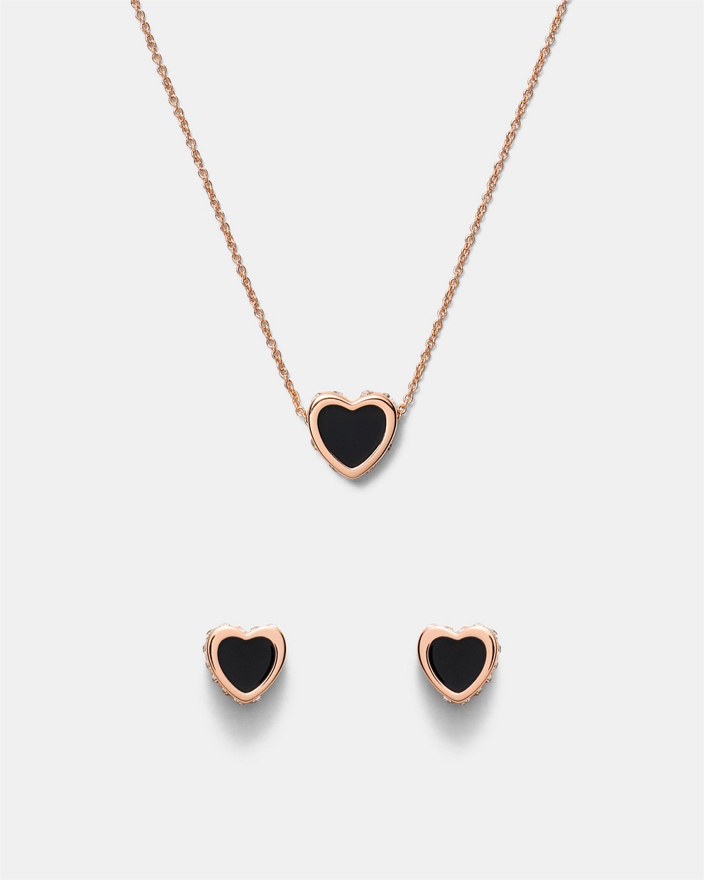 Lover Heart Earrings And Necklace Set