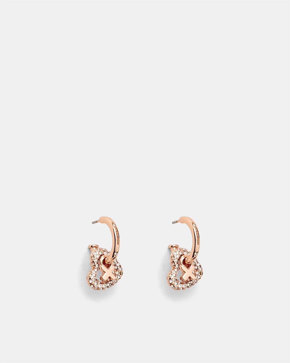 Encanto Heart Hoop Earrings