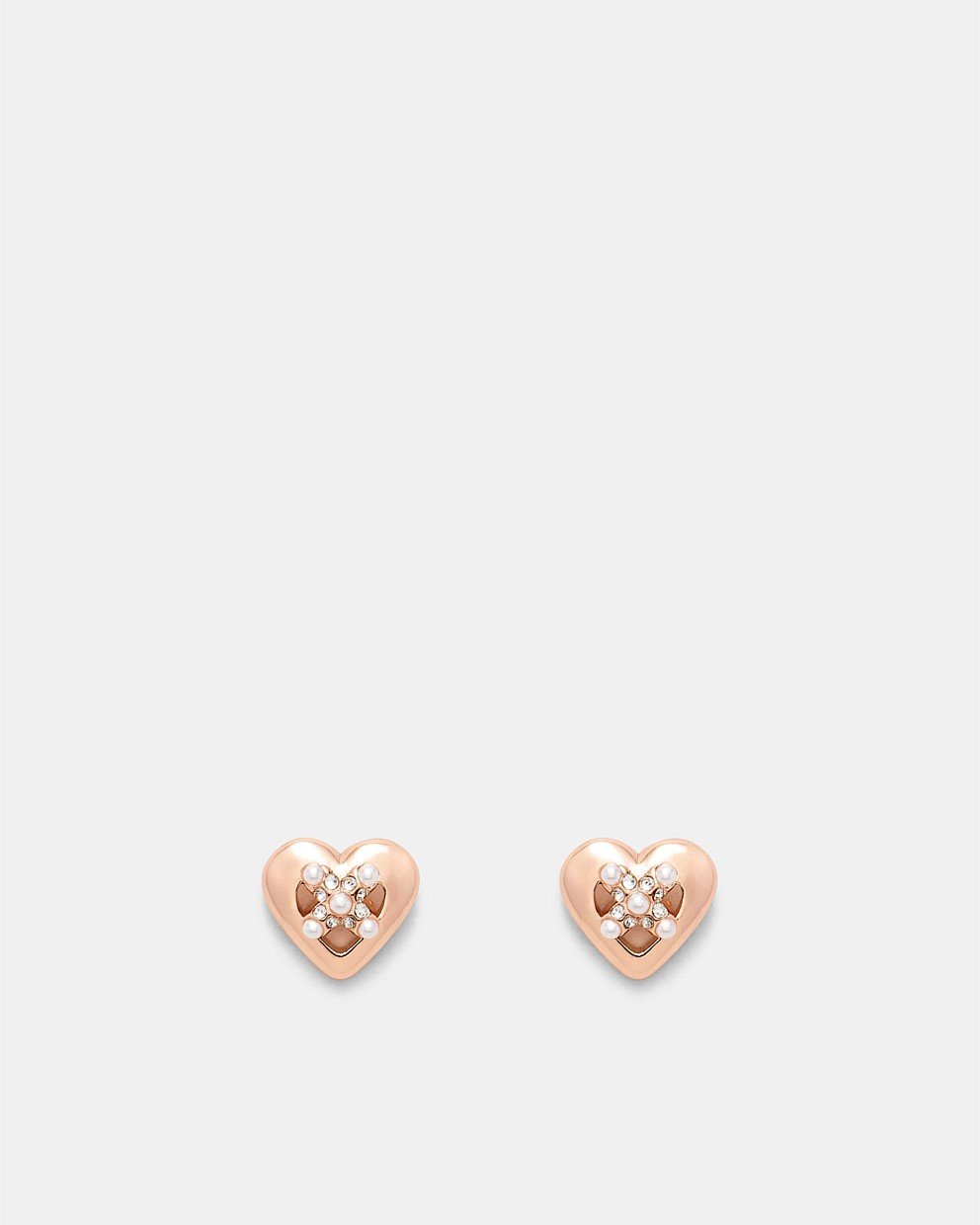 Classic Heart Stud Earrings