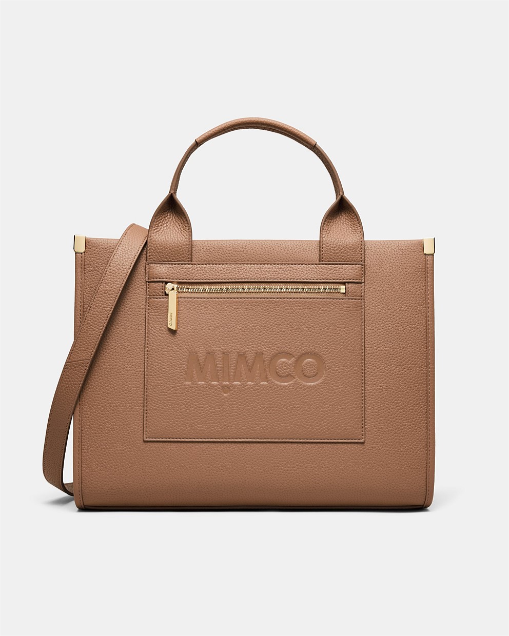 Patch Leather Tote Bag