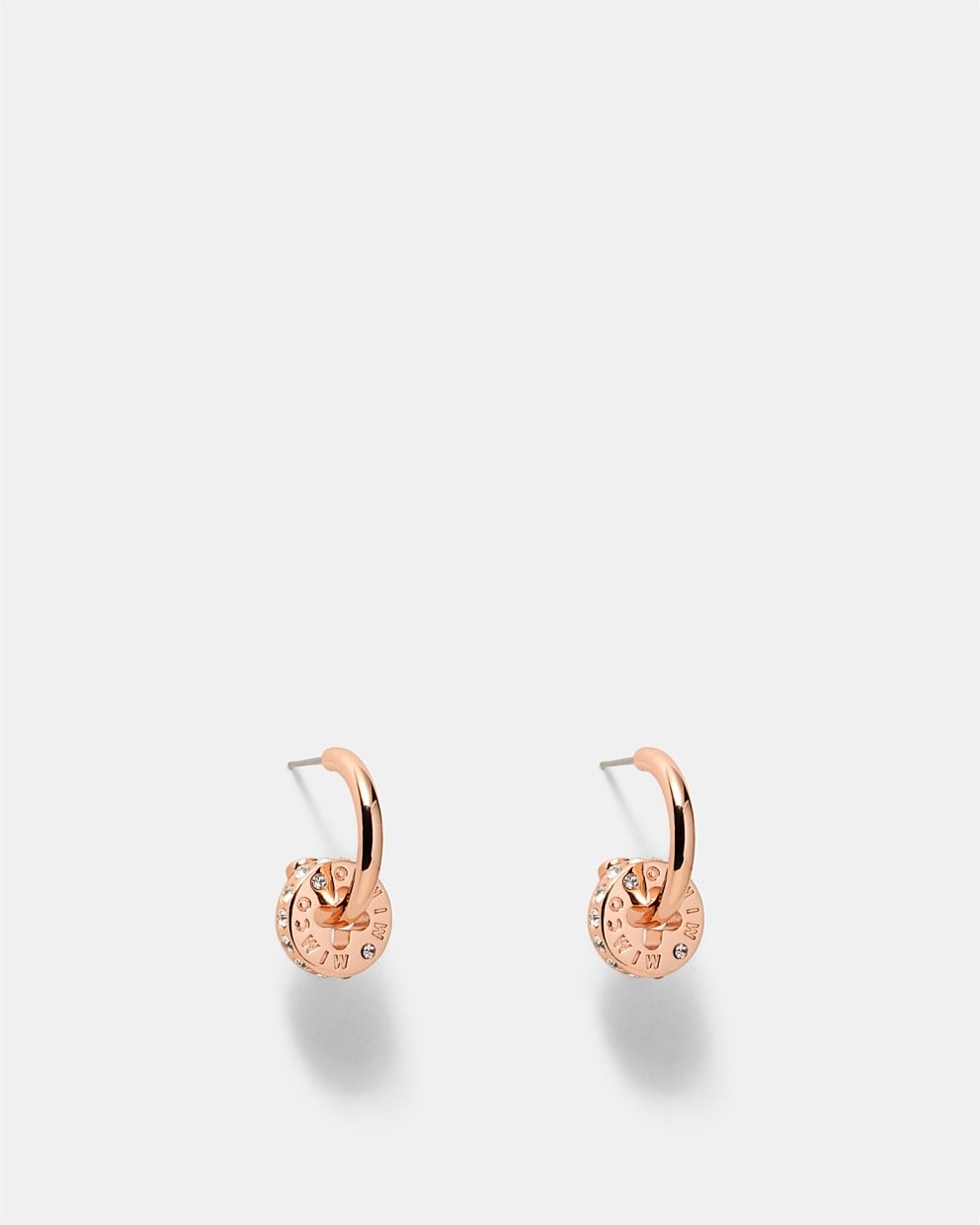 Signatura Charm Hoop Earrings