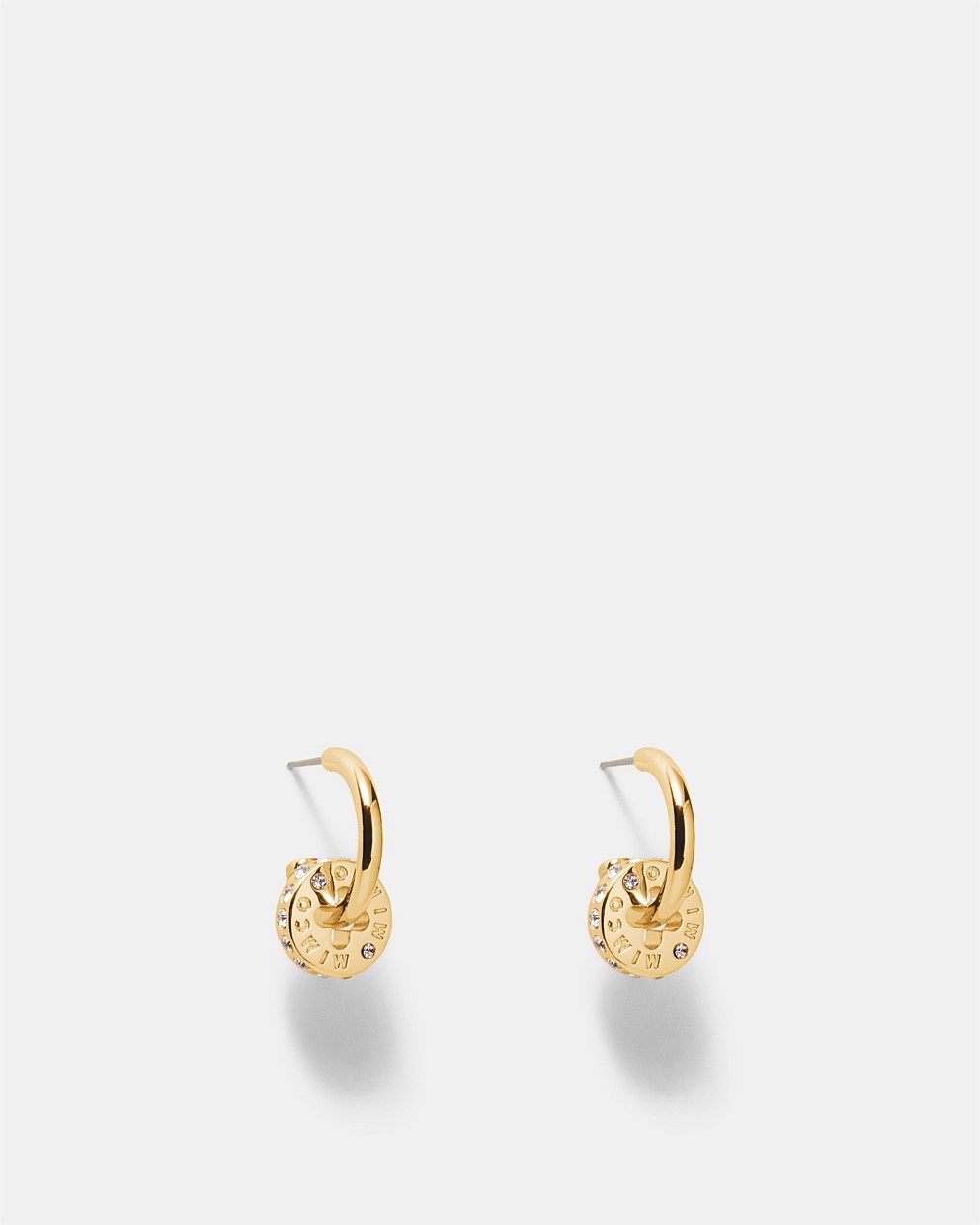 Signatura Charm Hoop Earrings
