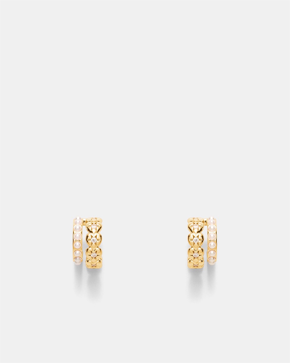 Westlyn Heart Duo Hoop Earrings