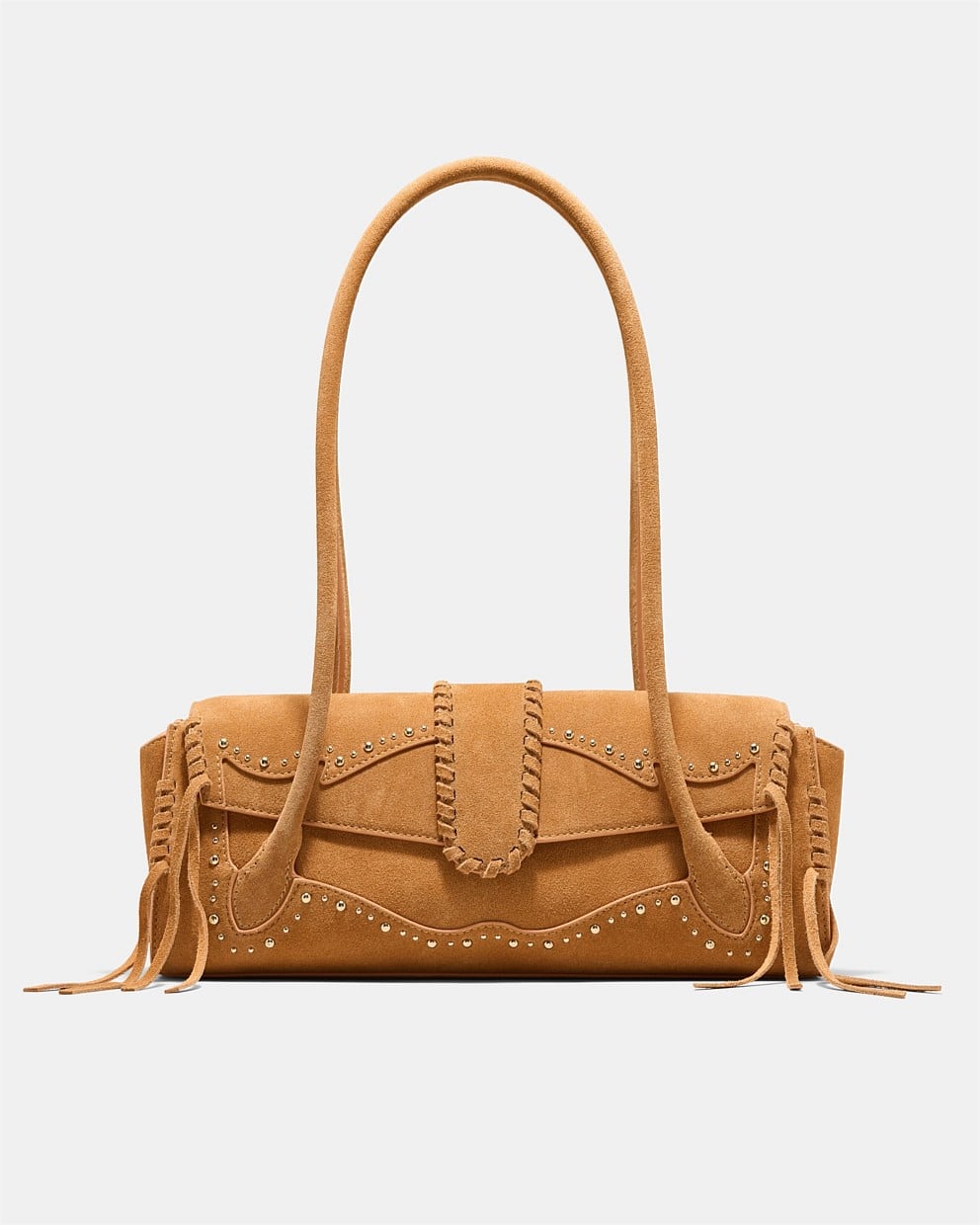 Sable Studded Shoulder Bag