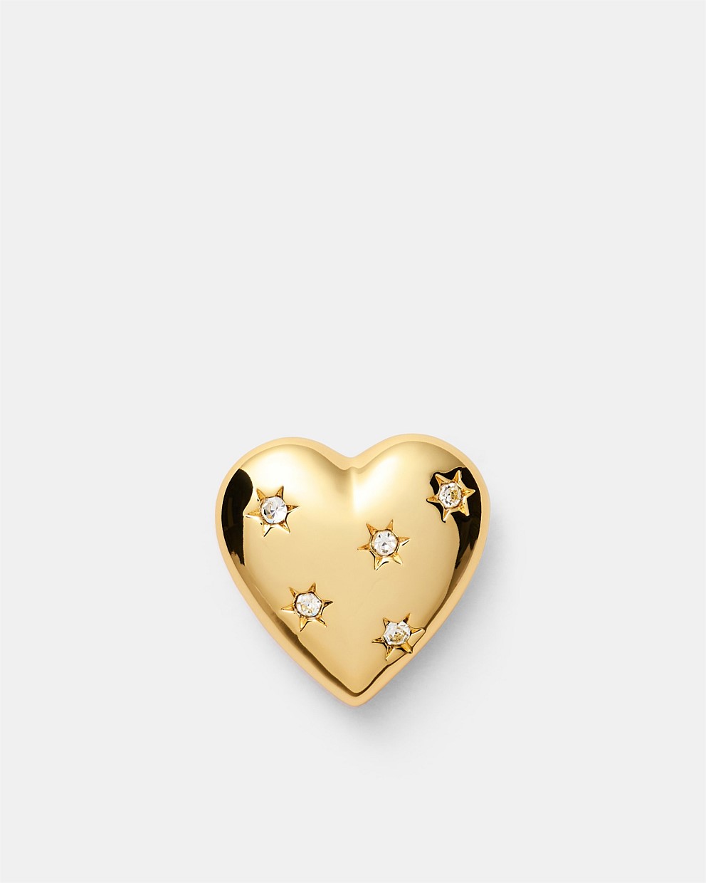 Puffy Heart Brooch