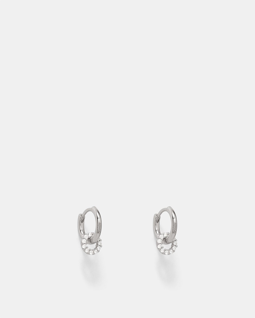 Nimbus Charm Hoop Earrings