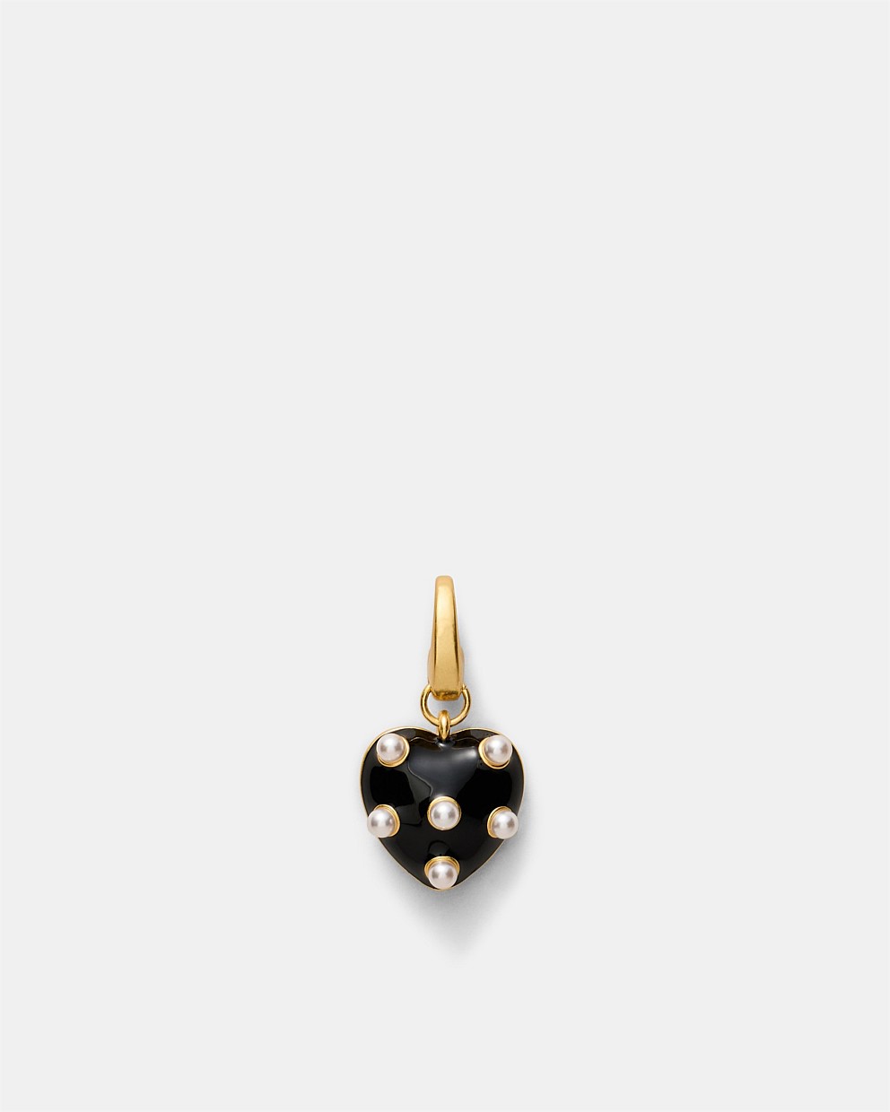 Polka Heart Charm