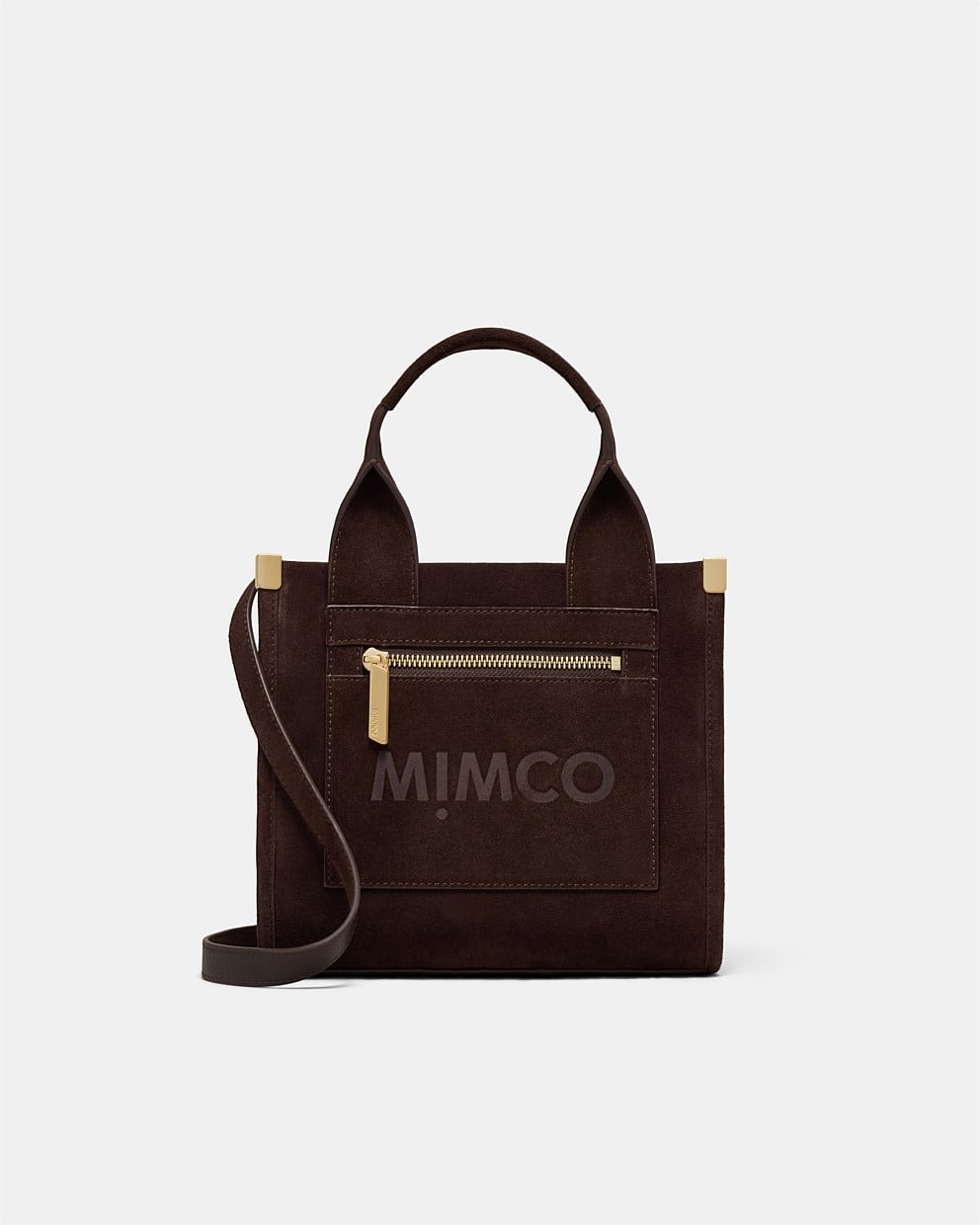 Patch Leather Mini Tote Bag