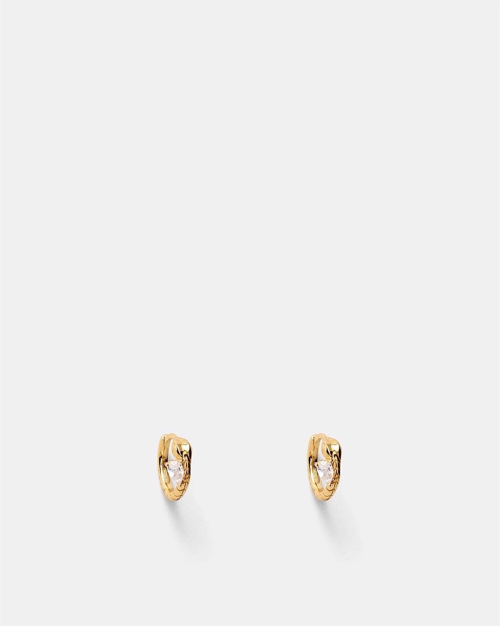 Shadow Huggie Earrings