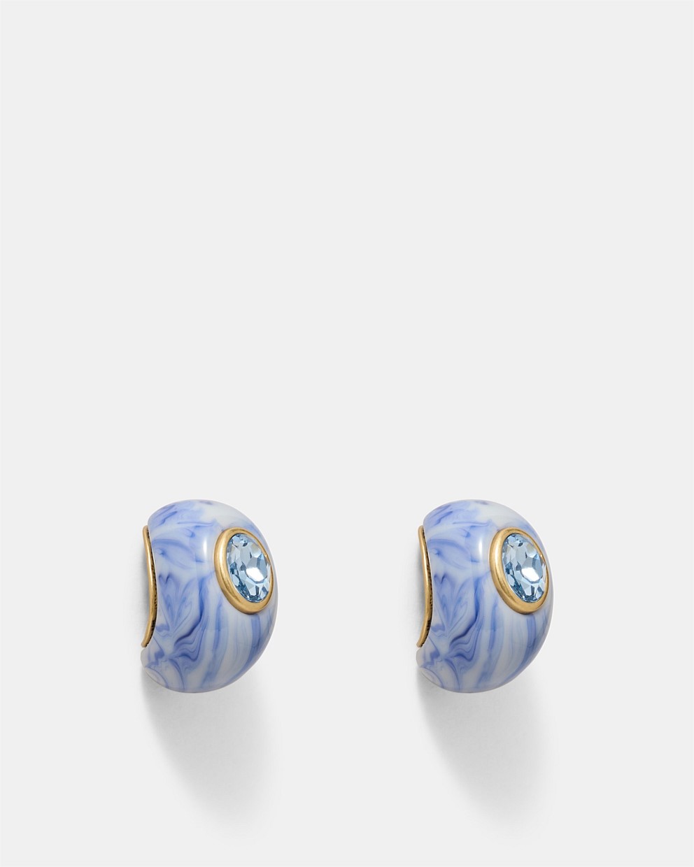 Destined Resin Hoop Earrings