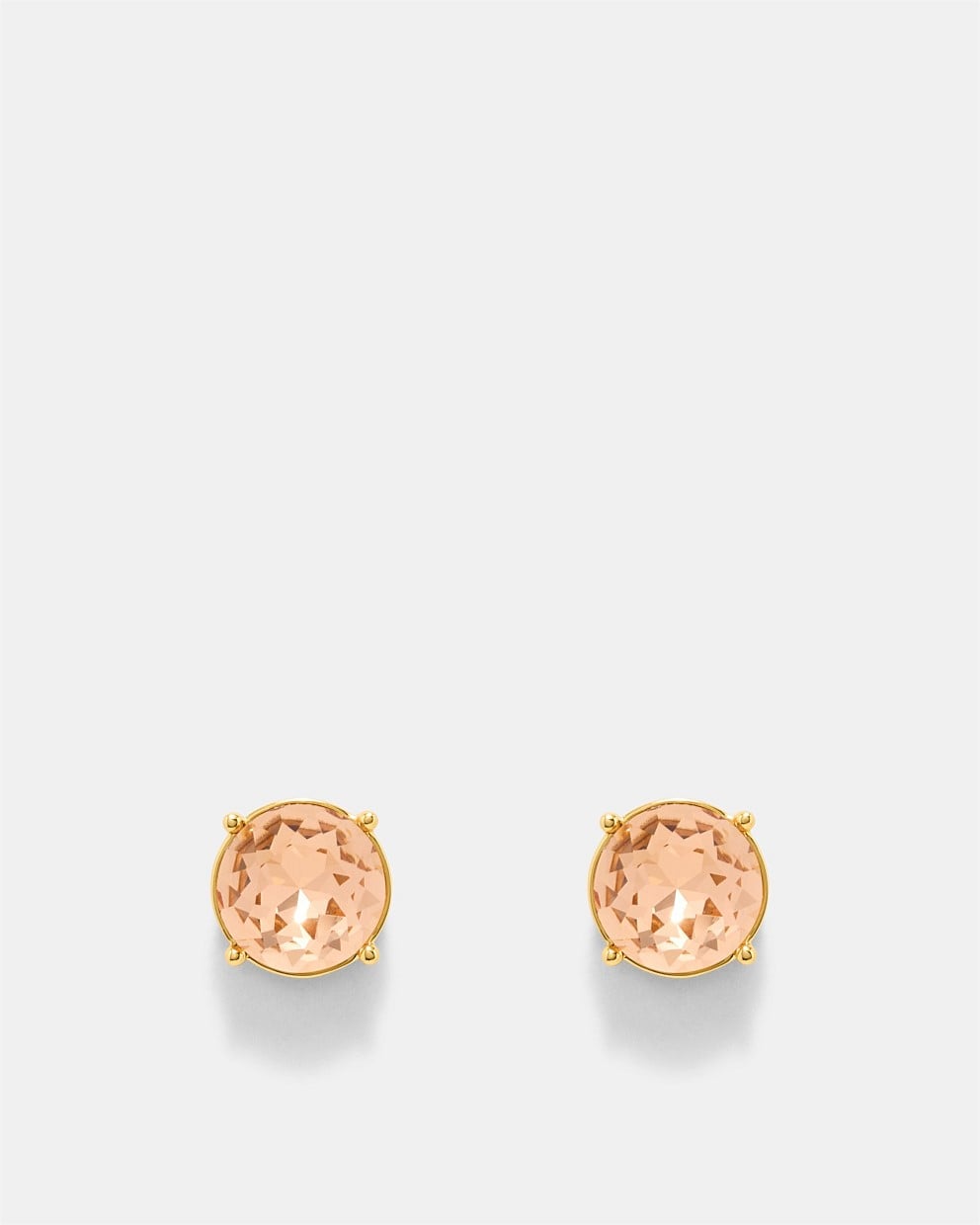 Glowy Crystal Stud Earrings